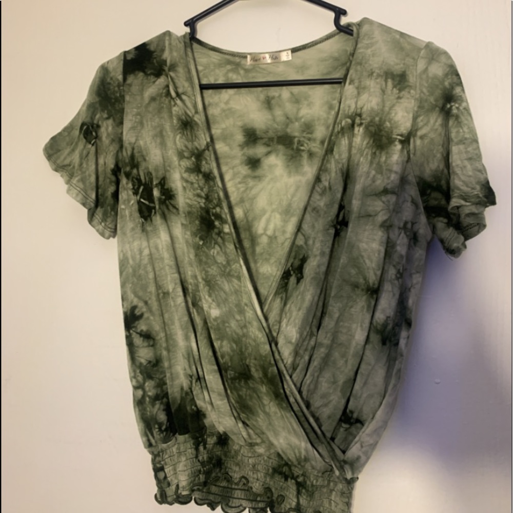 Green Ombré shirt